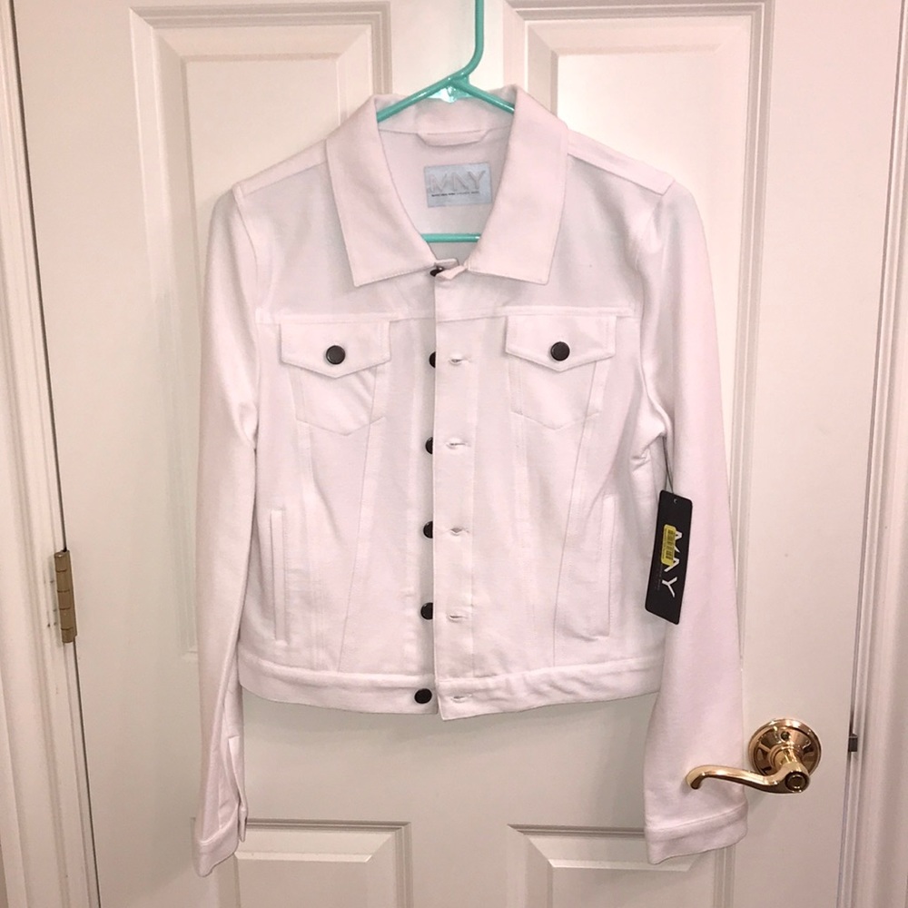 Marc New York Performance White Denim Jacket
